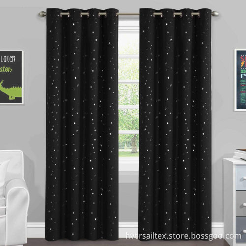 Twinkle Stars Printed Curtains for Boys Girls